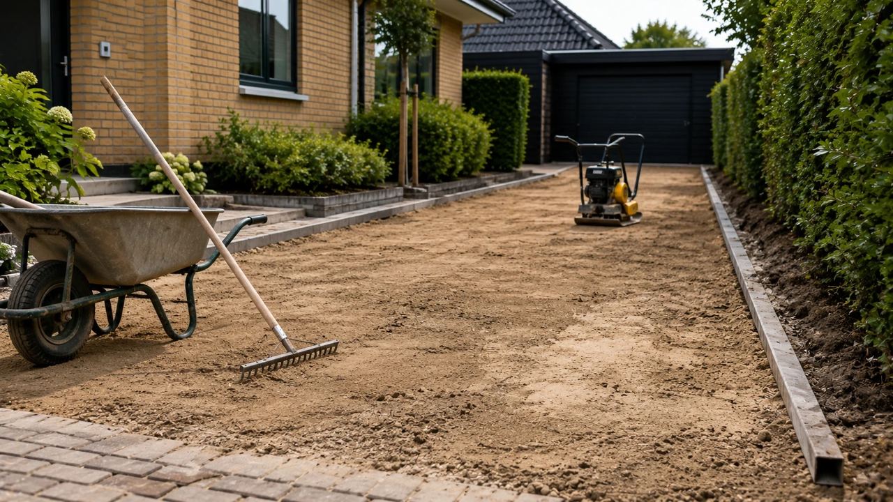 Zo bereid je je oprit voor op een lading zand
