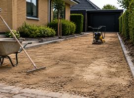 Zo bereid je je oprit voor op een lading zand